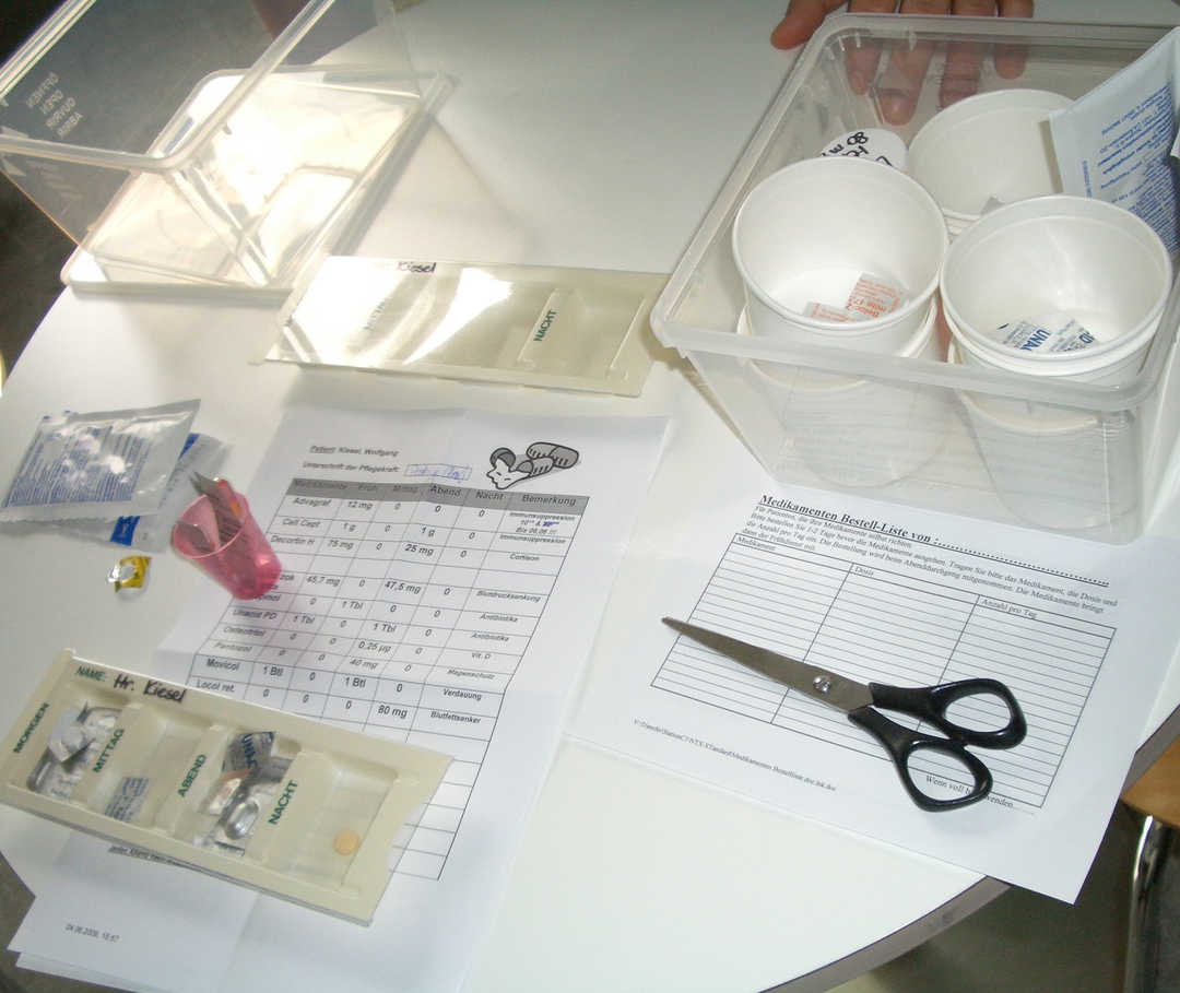 Medikamente-stellen-Transplantation